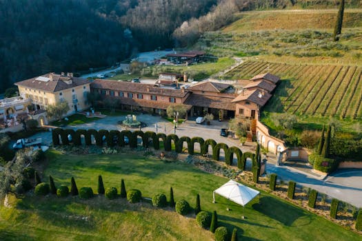 Ethereal Vineyard Estates in Italy Tuscany Countryside Grandeur