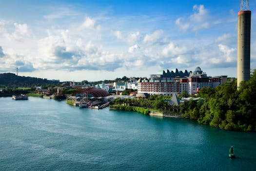 Prestige Skyline Hotels in Singapore Sentosa Island Views