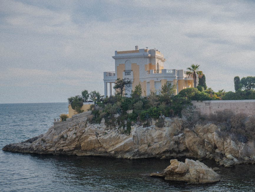 Mediterranean Cliff Mansions with Hidden Sea Entrances