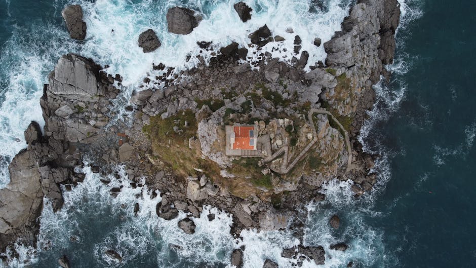 Private Coastal Domains Shielded from Drone Visibility