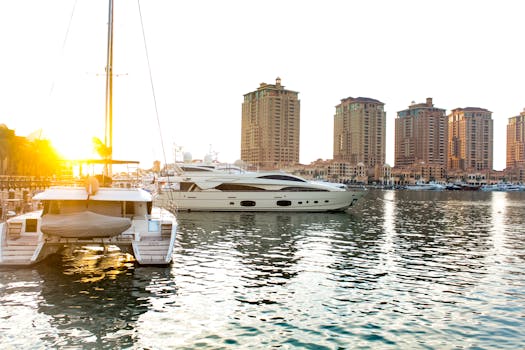 The Pearl Qatar Private Marina Mansion Rentals